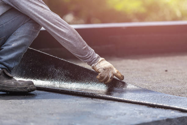 Professional Basement Waterproofing technician working in Newport, NC